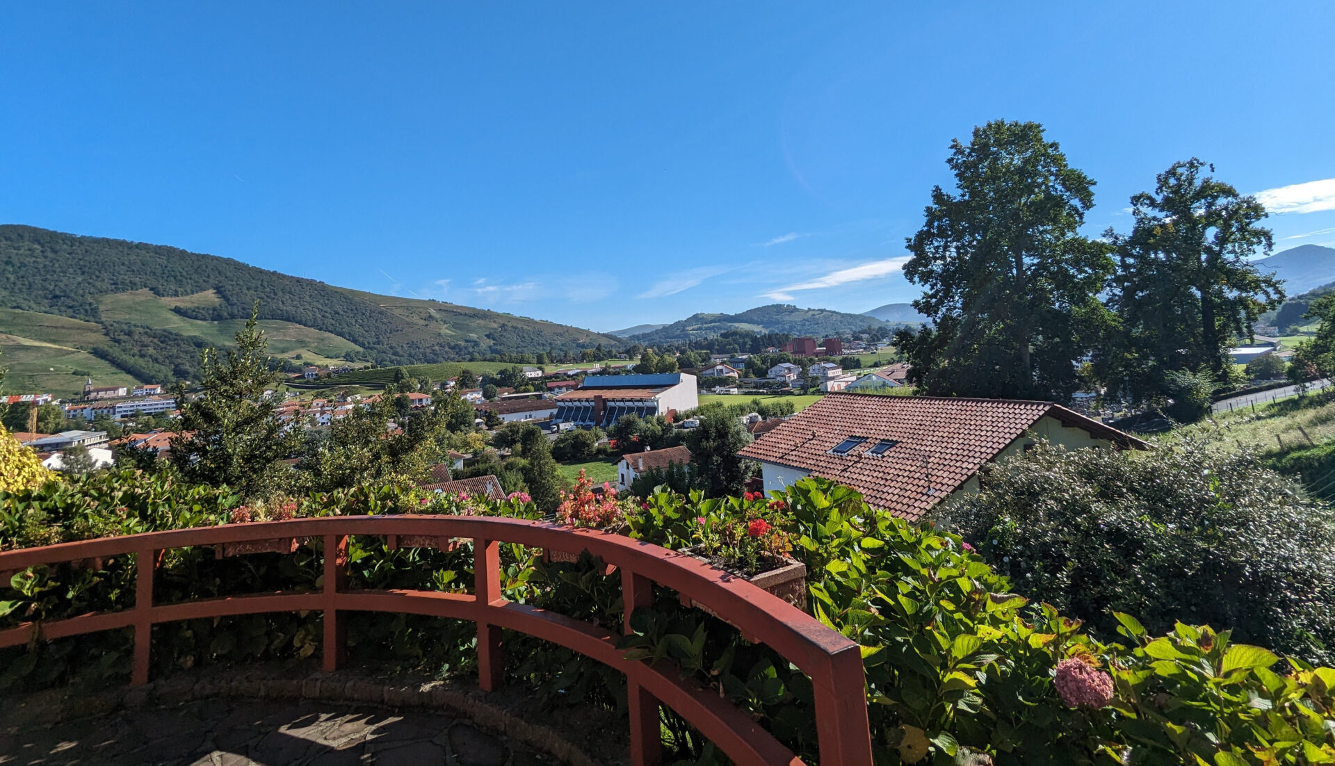 Overlooking the countryside of Saint-Jean-Pied-de-Port